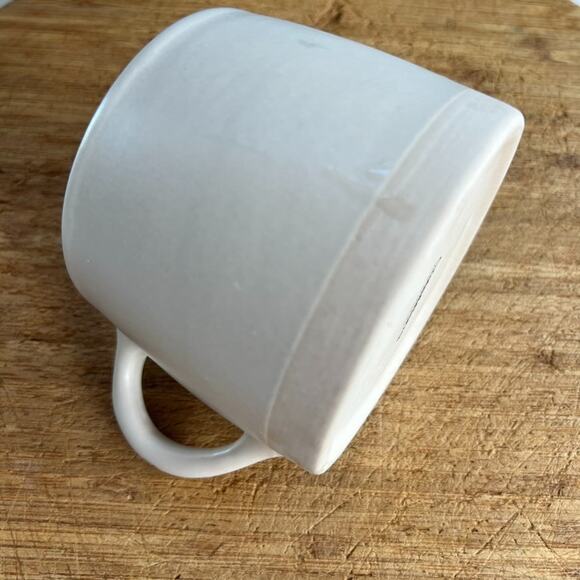 Crate&Barrel White Stoneware Mug 3.5" Made In Portugal - Picture 8 of 16